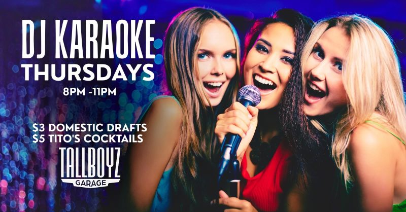 DJ Karaoke @ Tallboyz Garage | Visit Overland Park